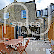 kitchen side extension balham with flat roof and sky lights