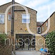 kitchen side extension fulham with sloping glass roof