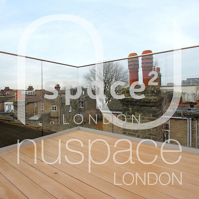 loft conversion with roof terrace in fulham