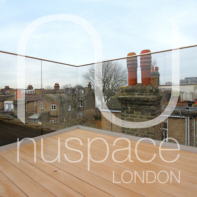 loft conversion with roof terrace in fulham